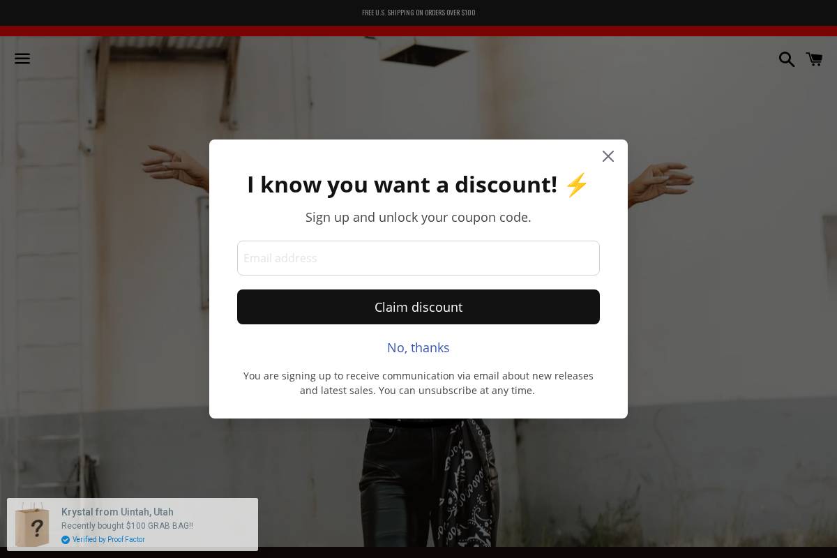 maeblack.com homepage screenshot