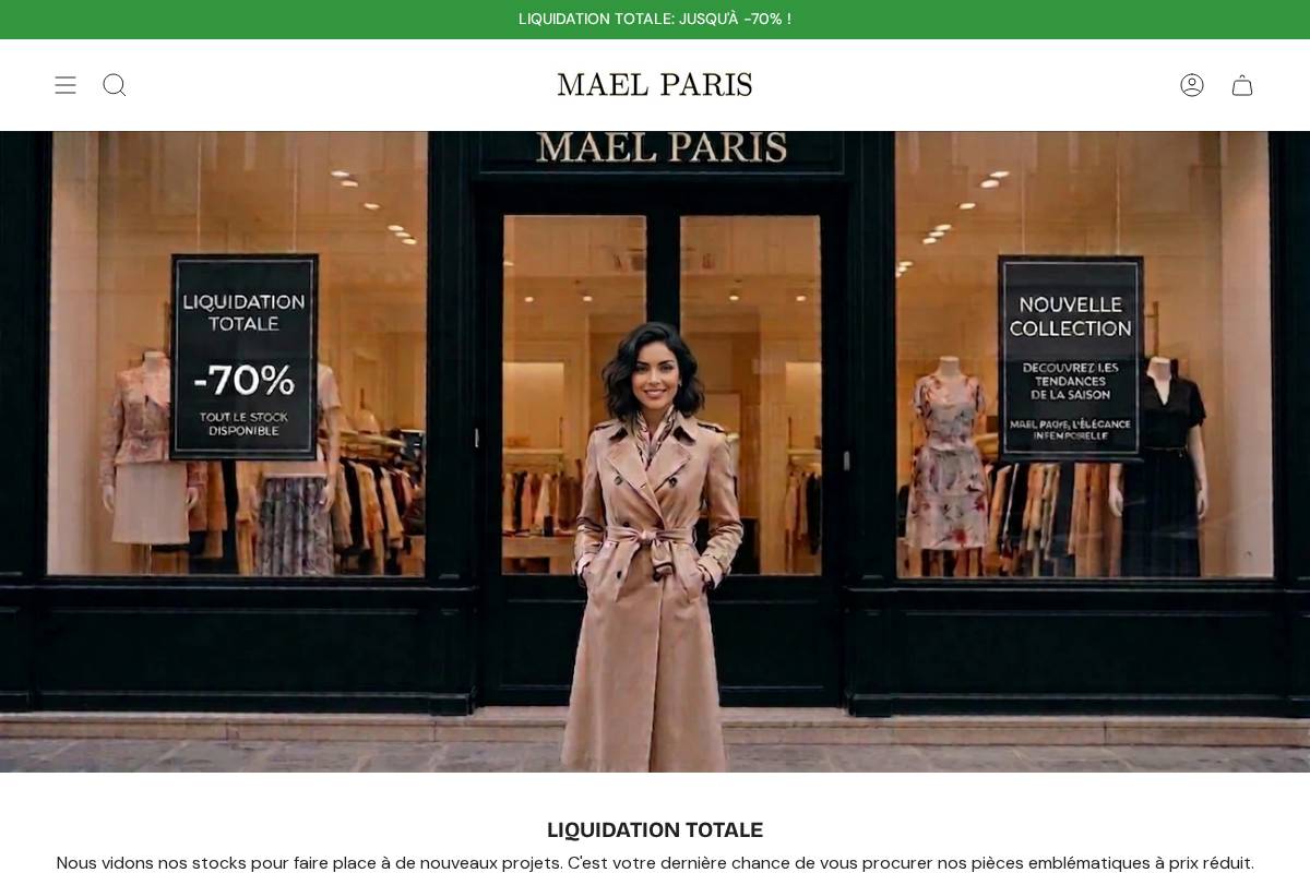Maelparis homepage screenshot
