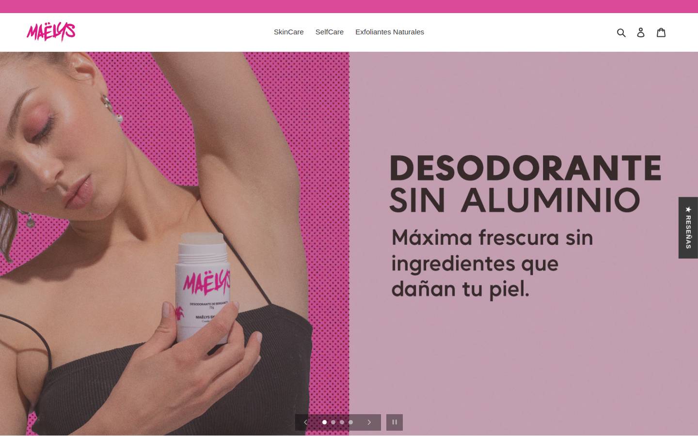 maelys.com.mx homepage screenshot