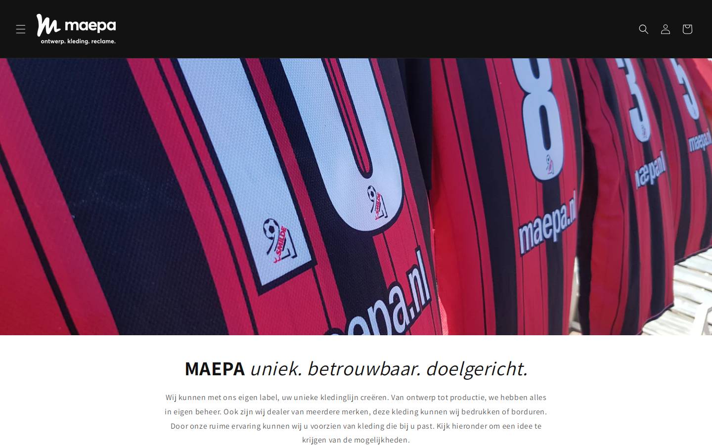 maepa.nl homepage screenshot