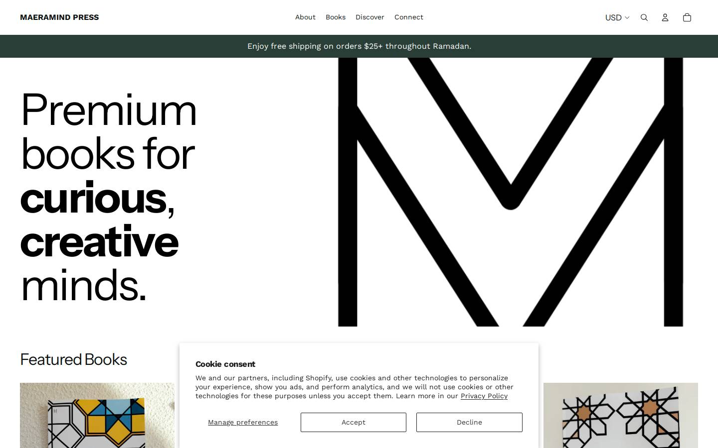 maeramind.com homepage screenshot