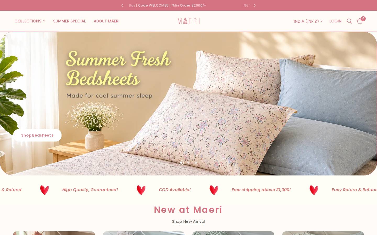 maeri.in homepage screenshot