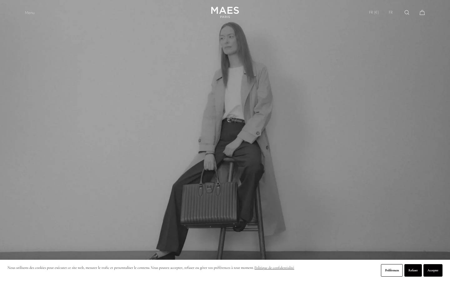 maesparis.com homepage screenshot