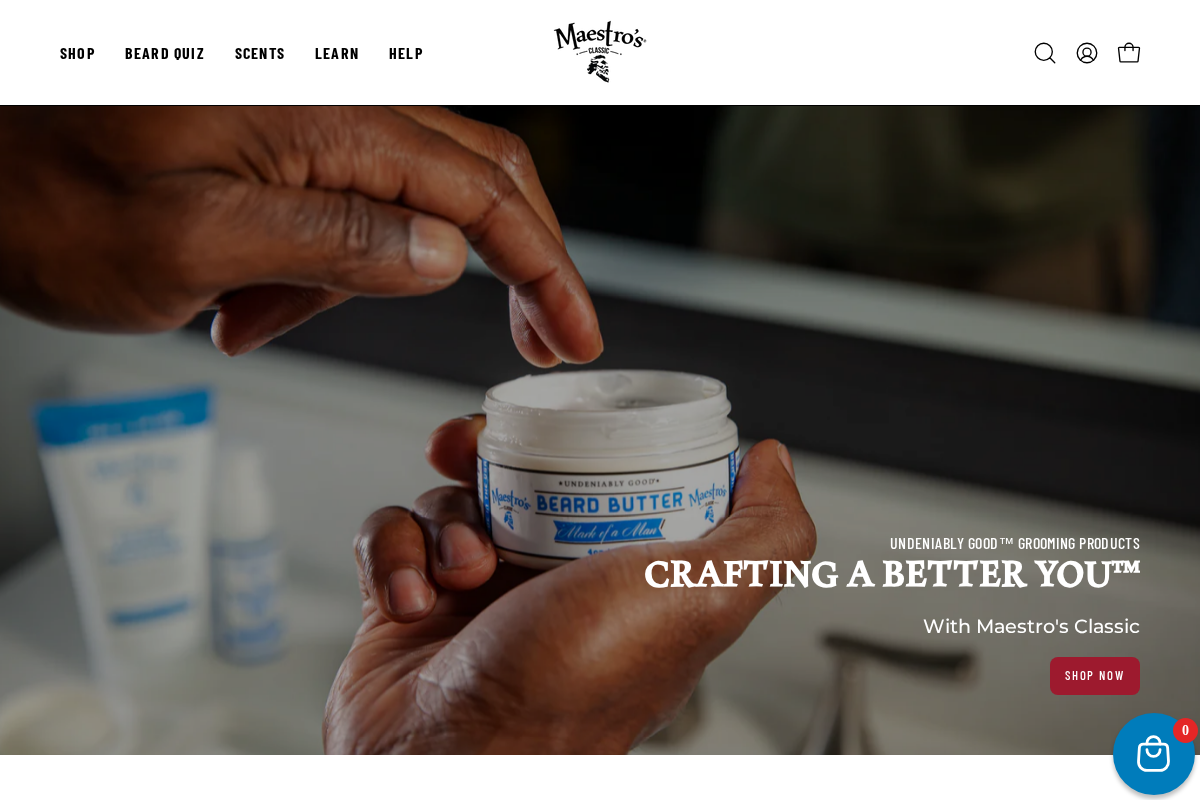 Maestro's Classic homepage screenshot