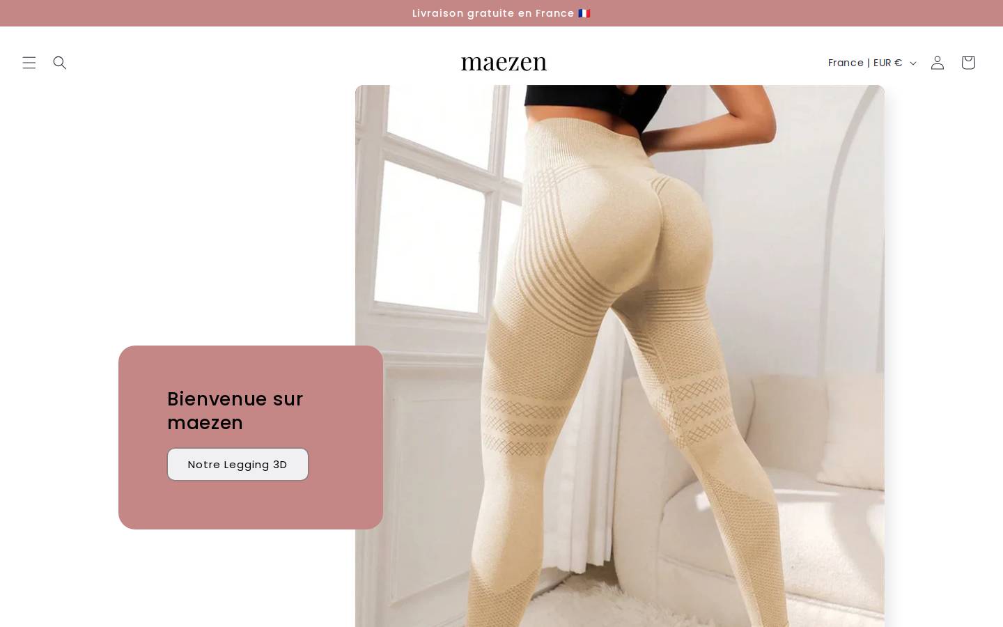maezen.fr homepage screenshot