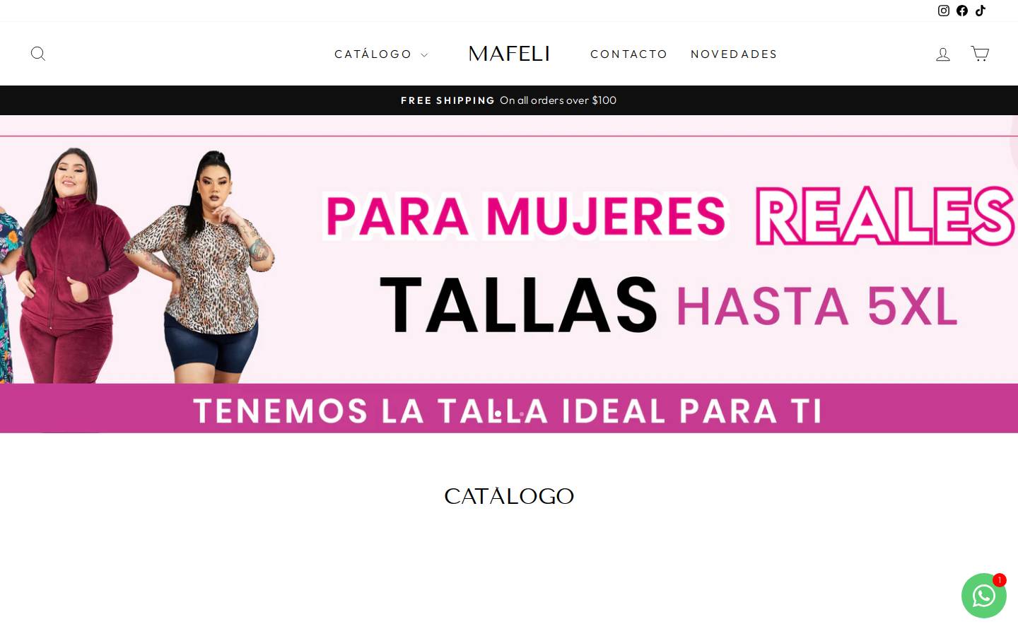mafeli.com homepage screenshot