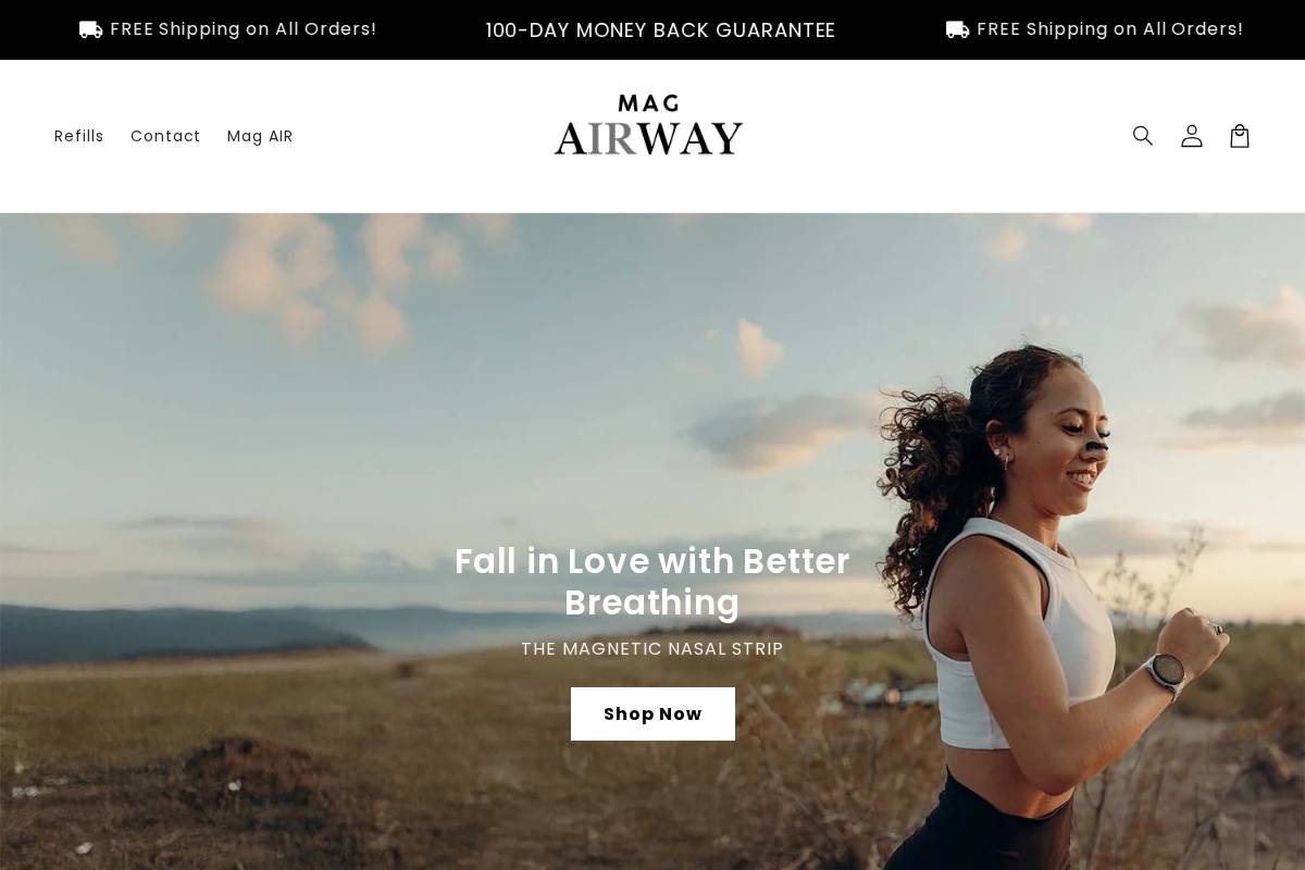 Magairway homepage screenshot