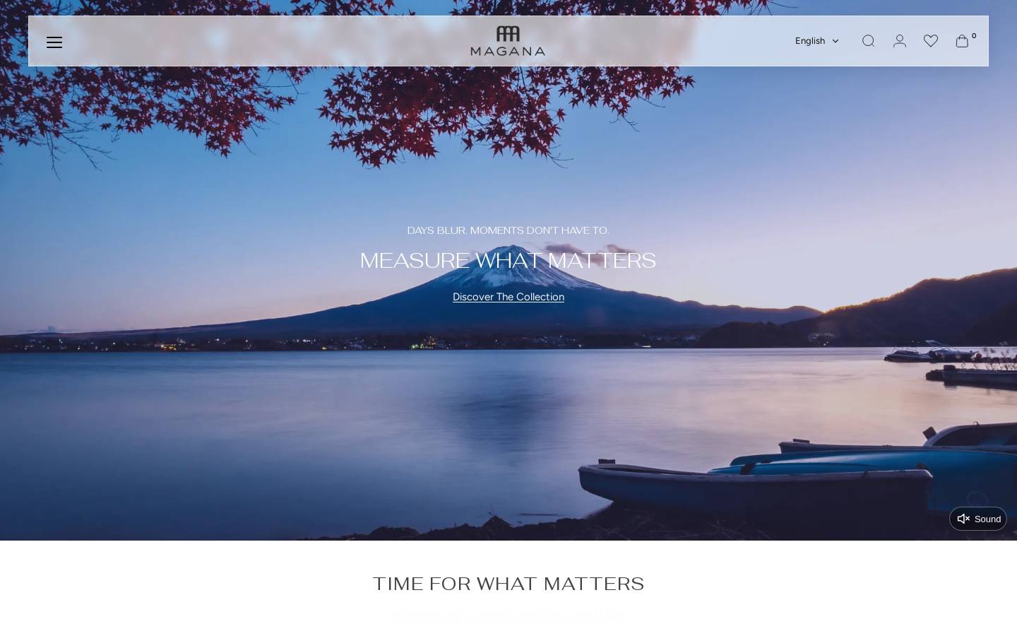 maganawatches.com homepage screenshot