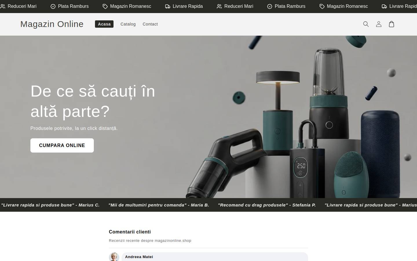 magazinonline.shop homepage screenshot