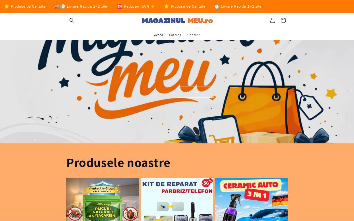 magazinul-meu.com homepage screenshot