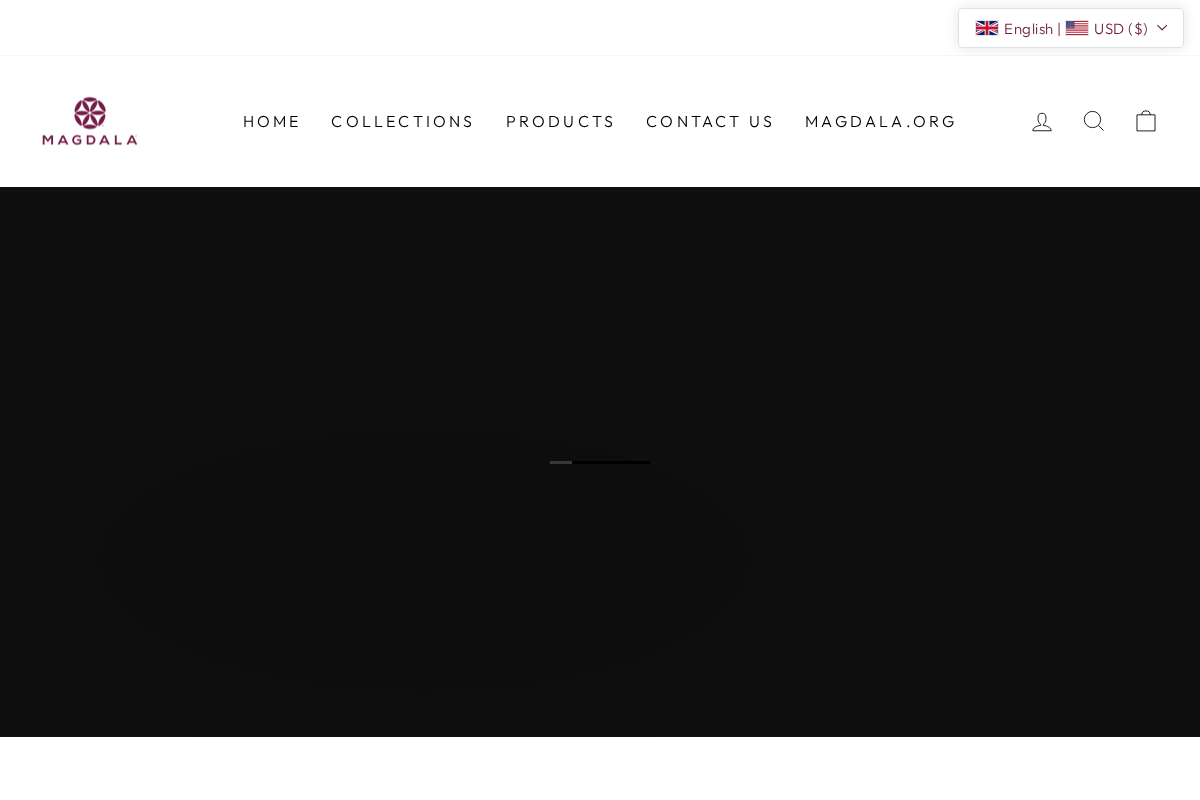 Magdala Gift Shop homepage screenshot