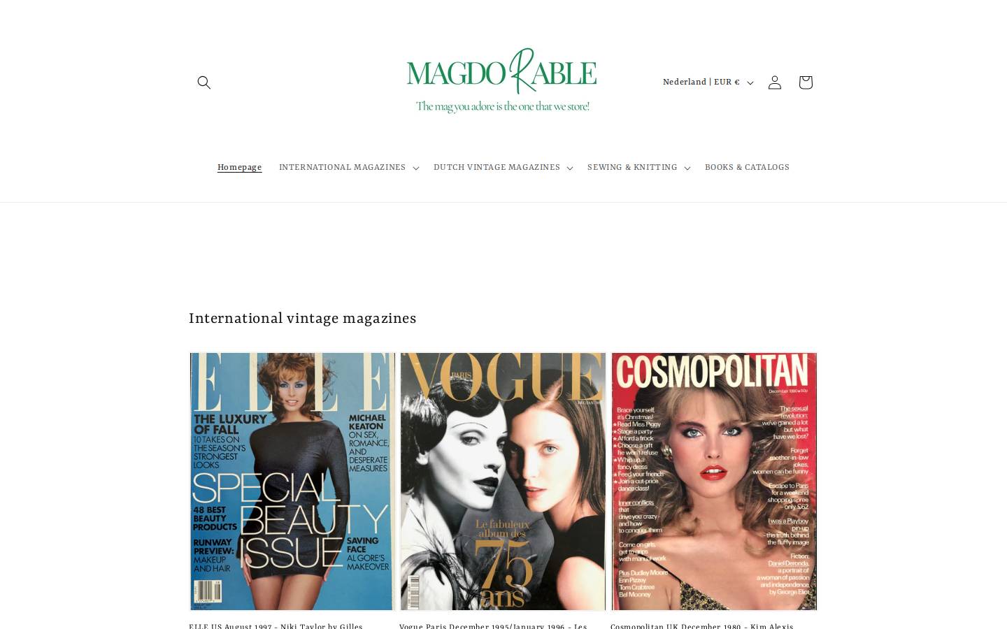 magdorable.com homepage screenshot