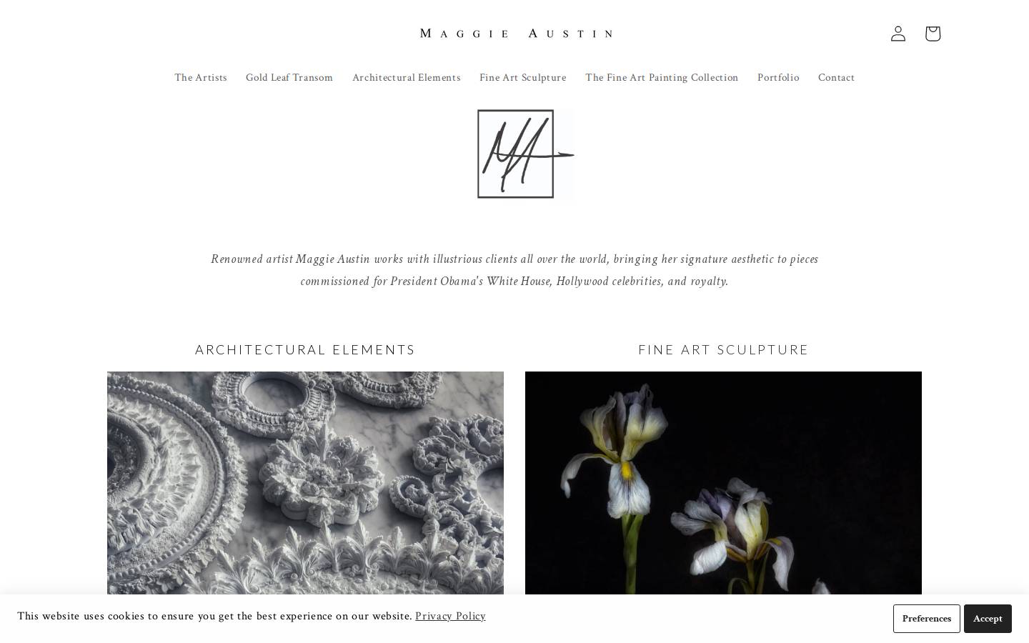 maggieaustinhome.com homepage screenshot