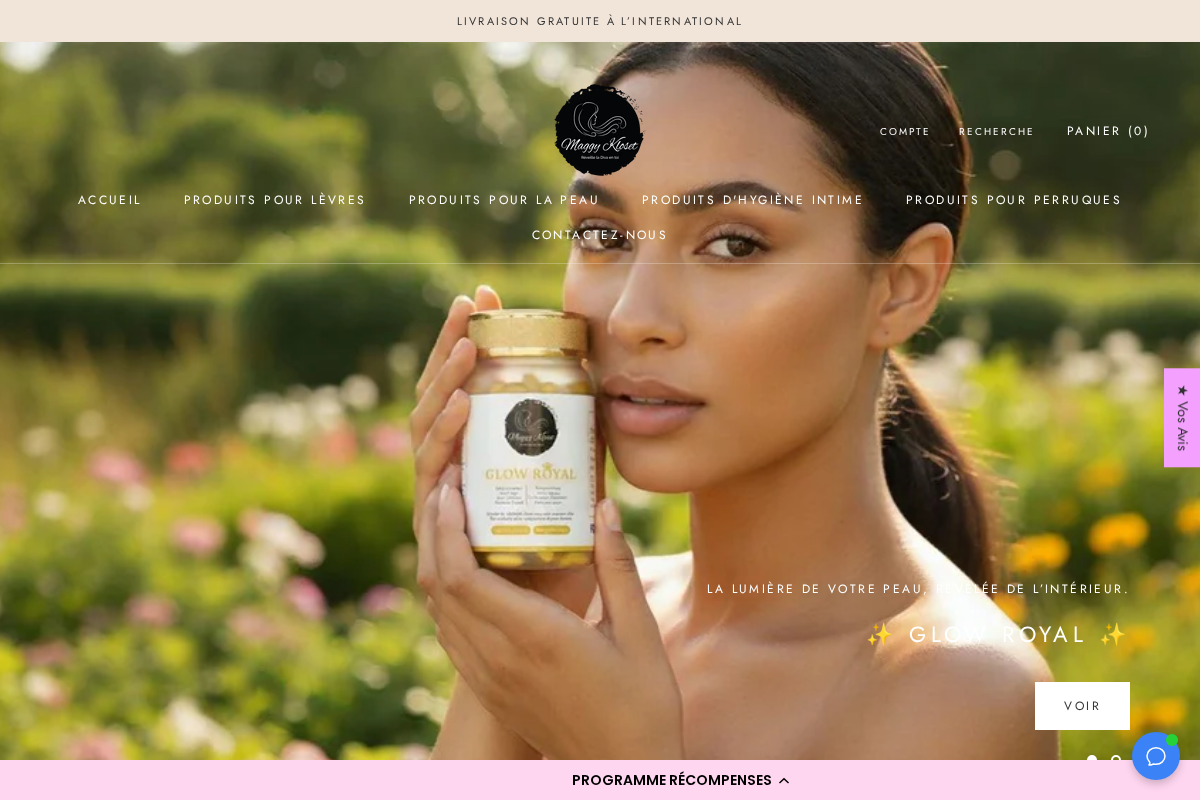 Maggy Kloset Beauty homepage screenshot