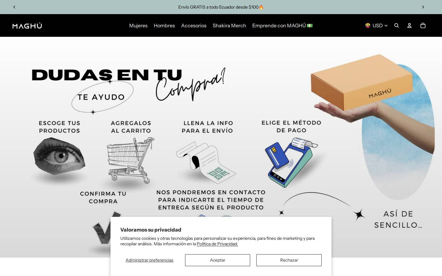 maghuec.com homepage screenshot