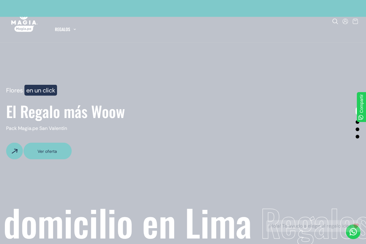 Magia.pe® homepage screenshot