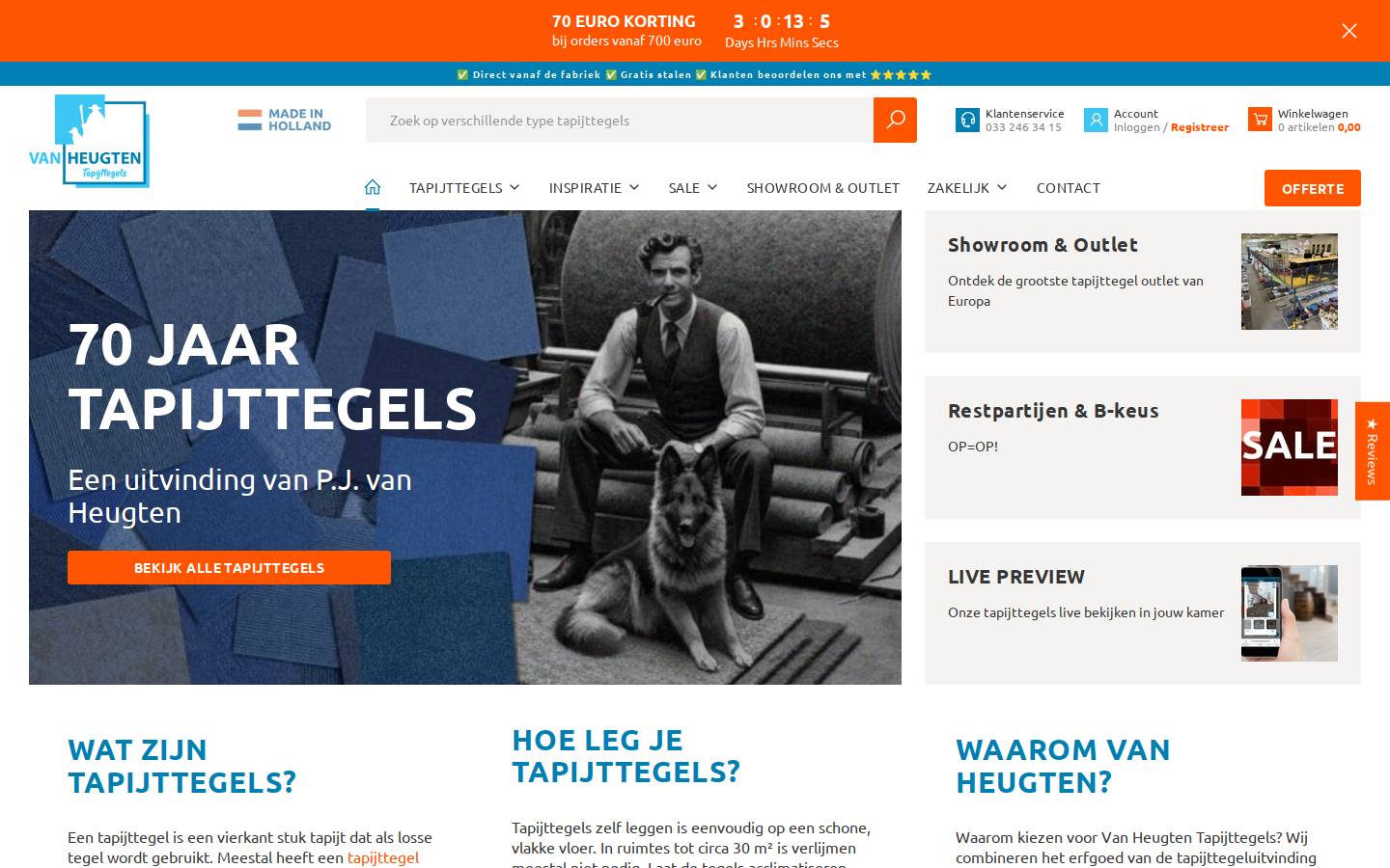 magic-carpets.nl homepage screenshot