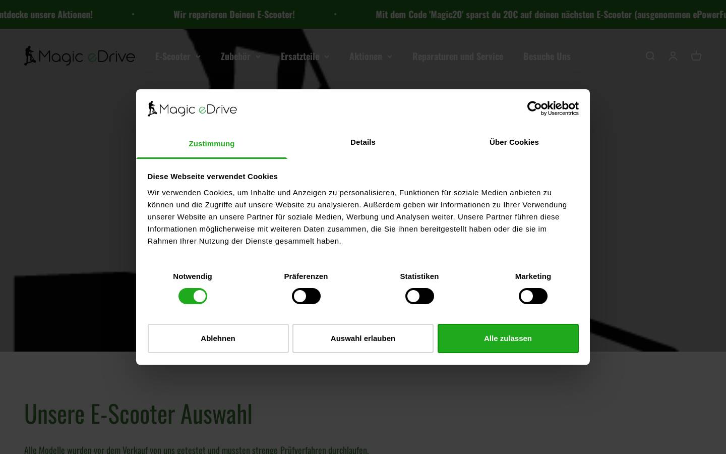 magic-edrive.shop homepage screenshot