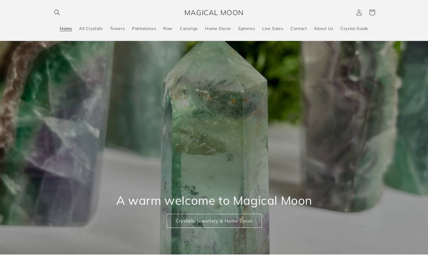 Magicalmoon homepage screenshot