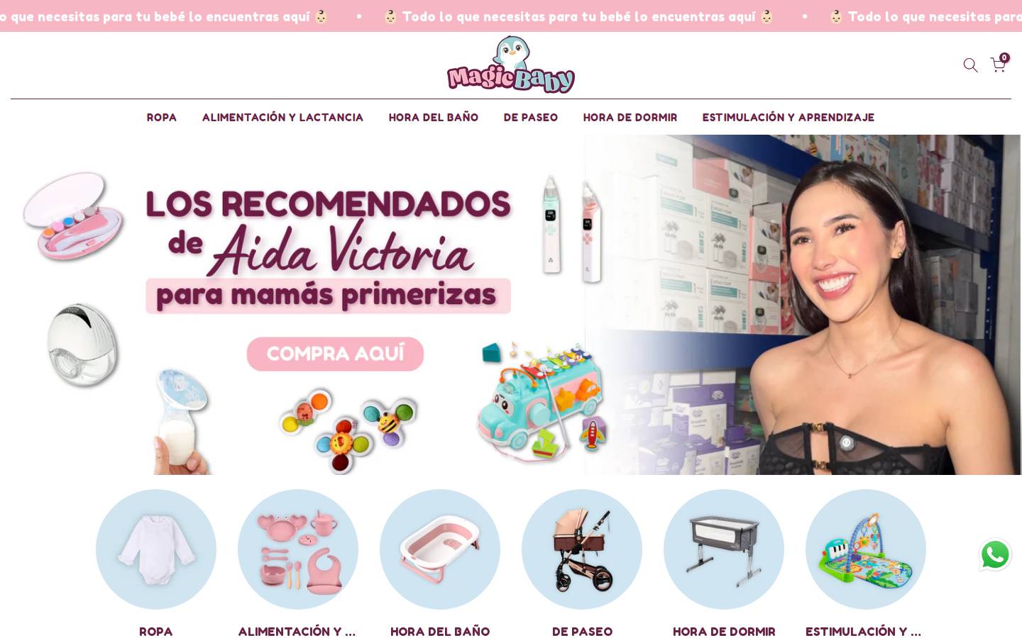 magicbabycol.com homepage screenshot