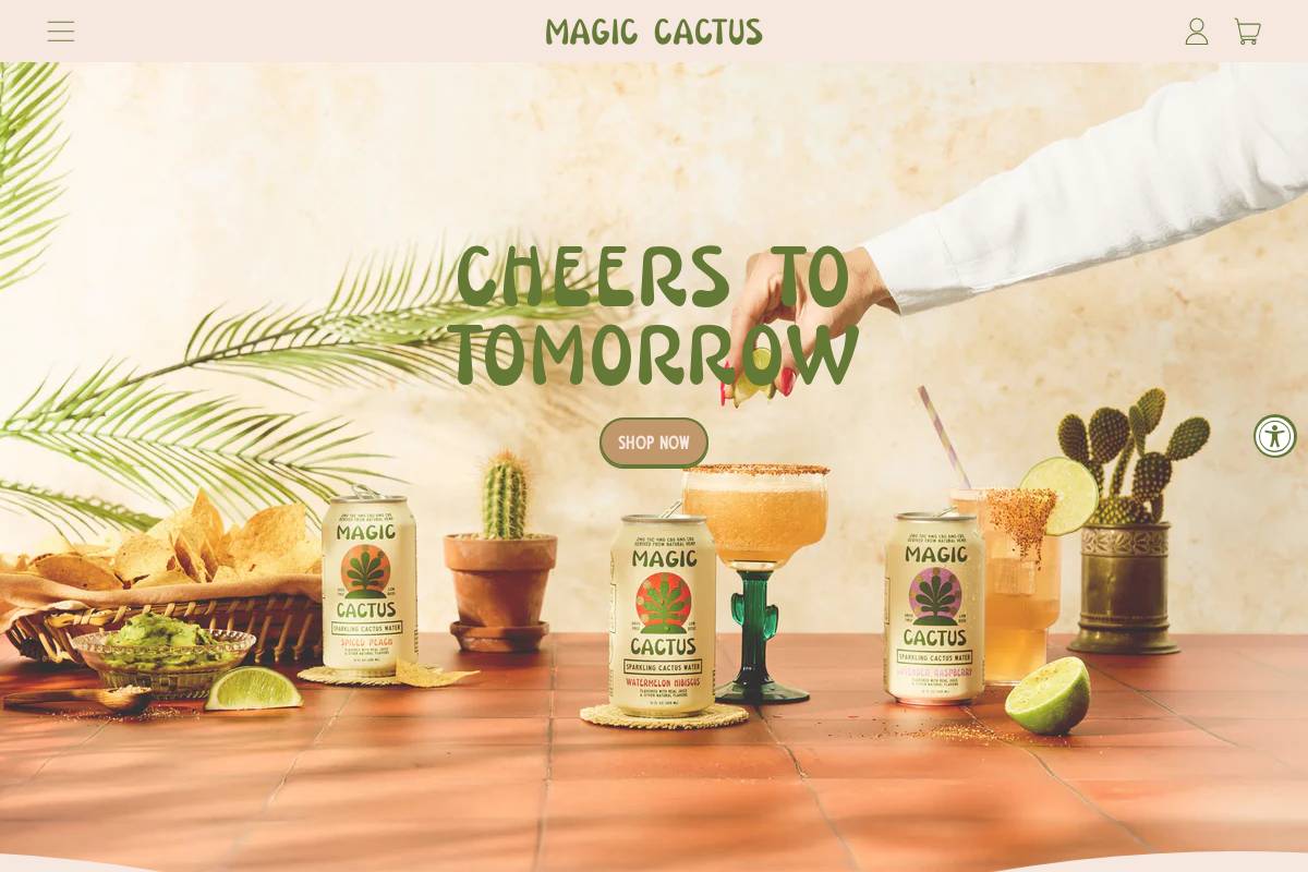 magiccactus.com homepage screenshot