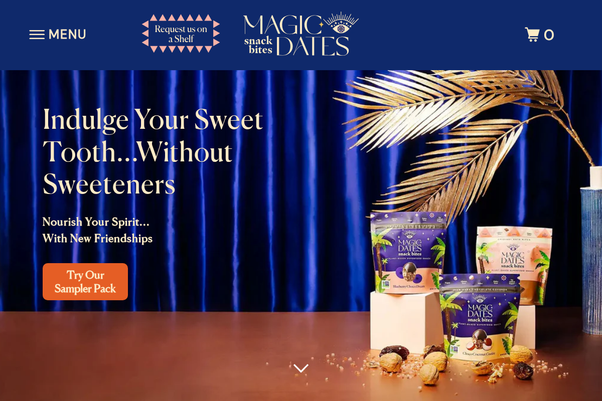 magicdatesbites.com homepage screenshot