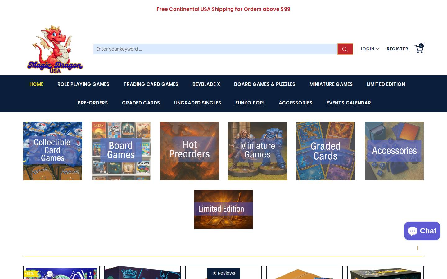 magicdragonusa.com homepage screenshot