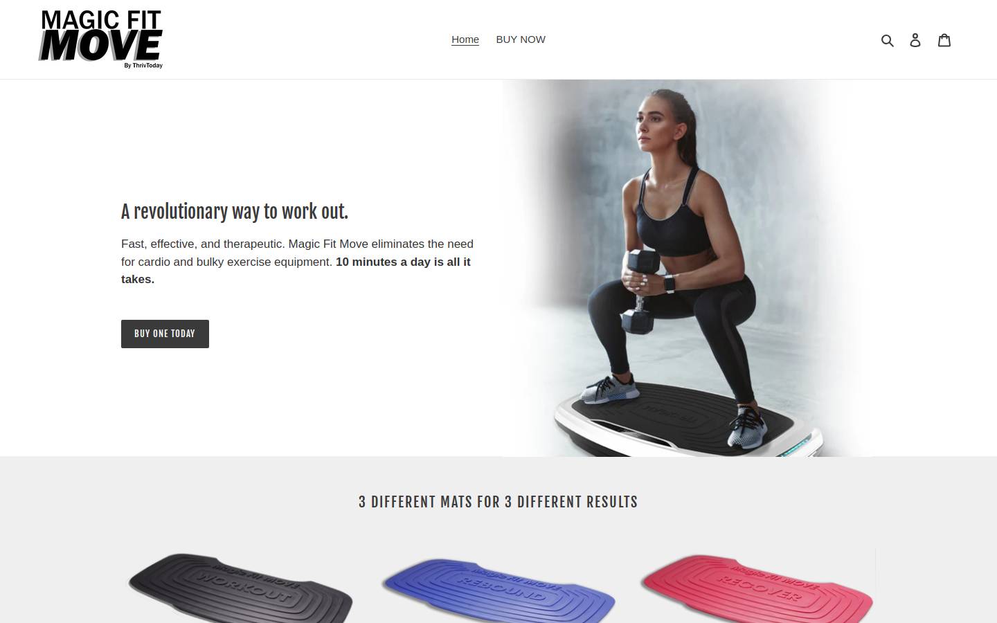 magicfitmove.com homepage screenshot