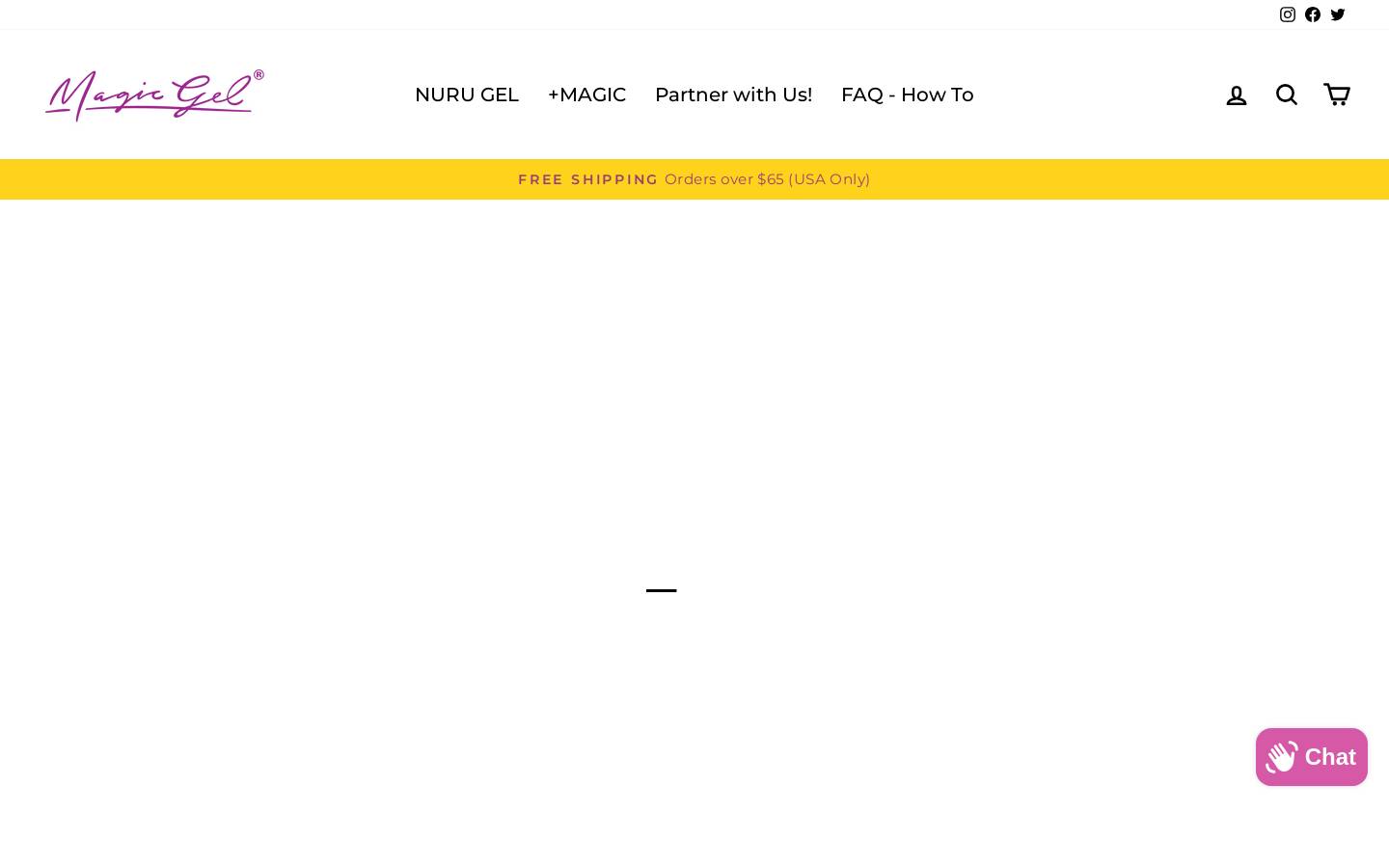 magicgel.com homepage screenshot