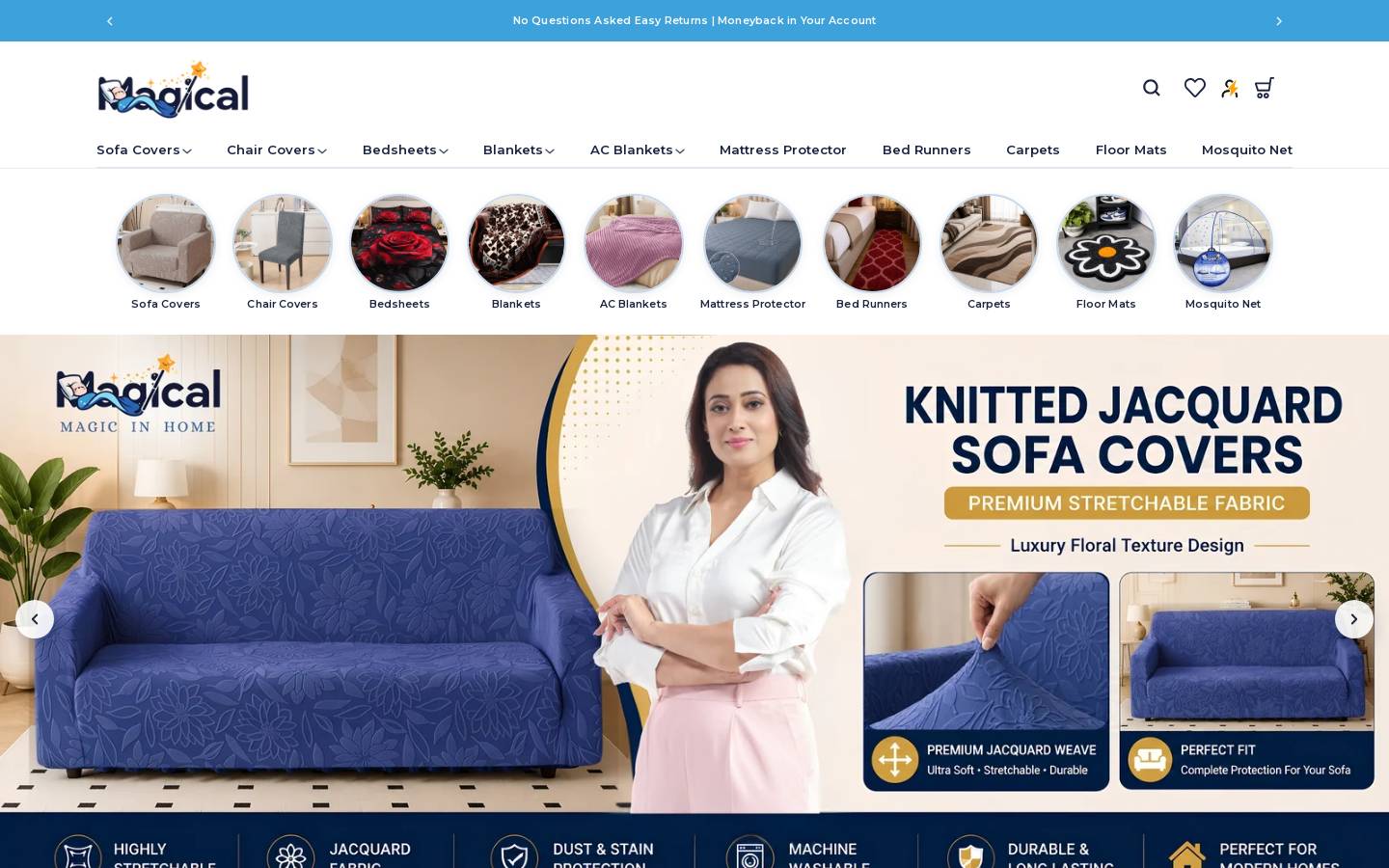 magicinhome.com homepage screenshot