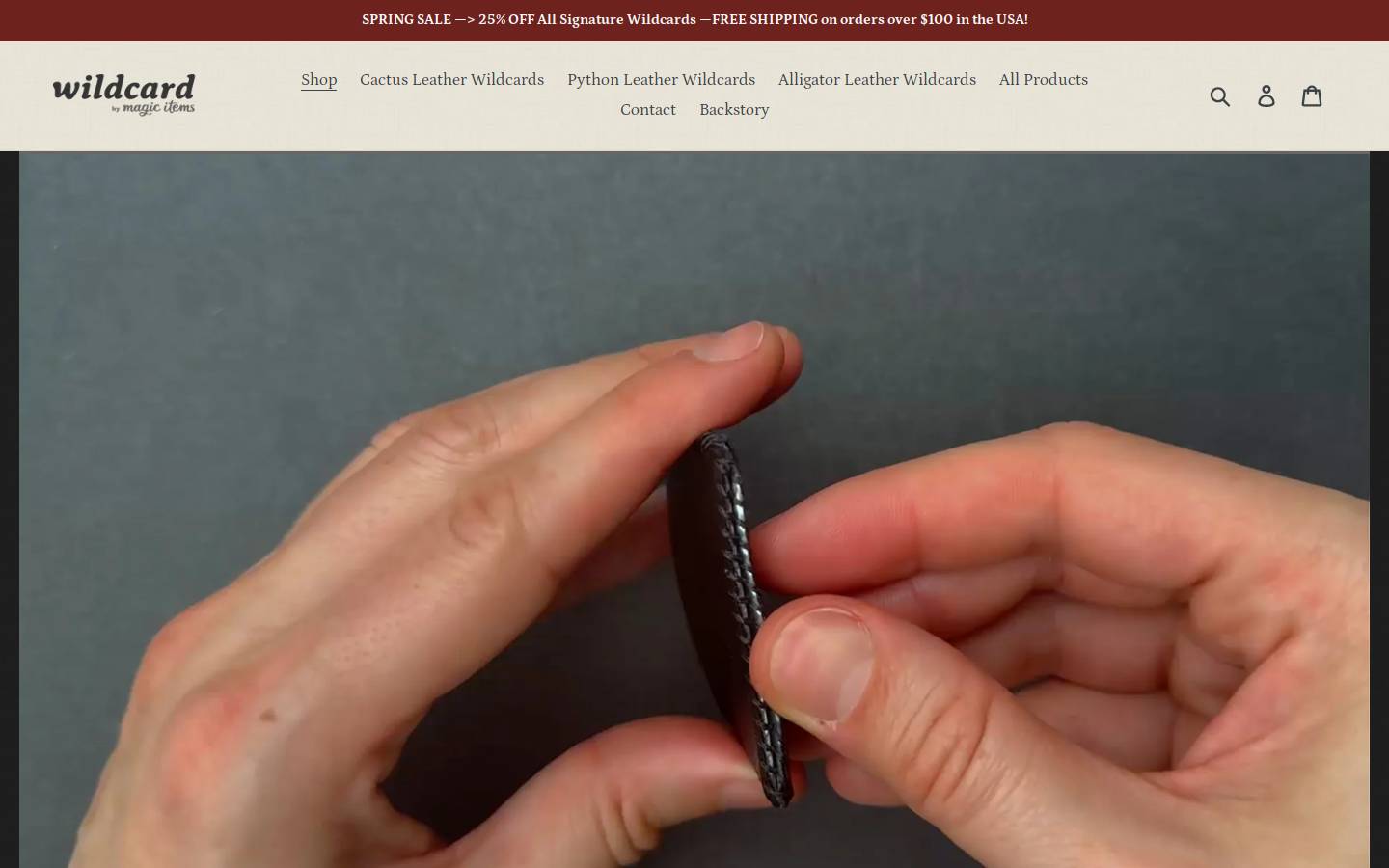 magicitems.store homepage screenshot
