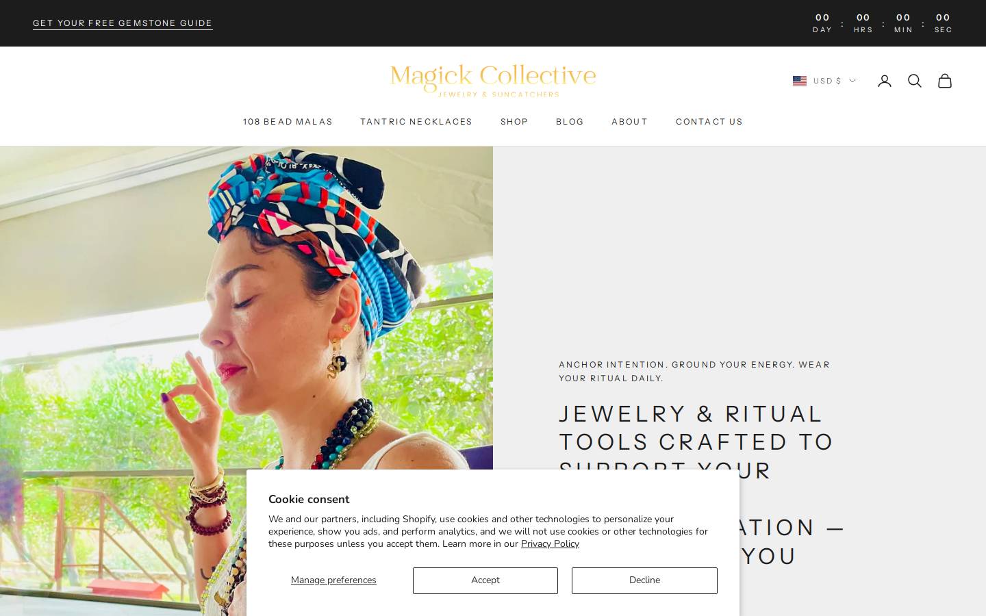 magickcollective.com homepage screenshot