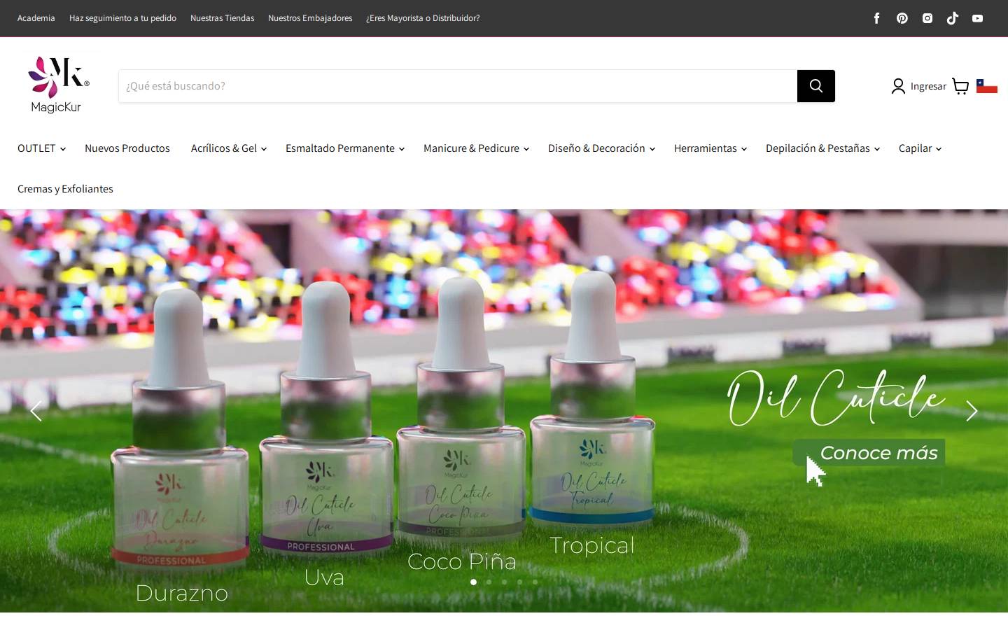 magickur.cl homepage screenshot