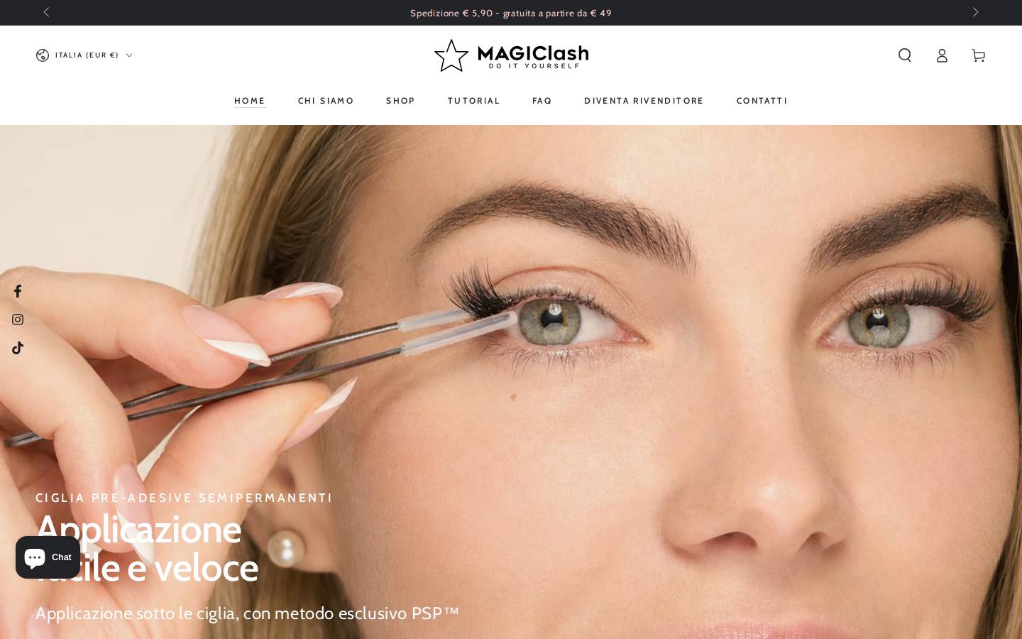 magiclash.it homepage screenshot