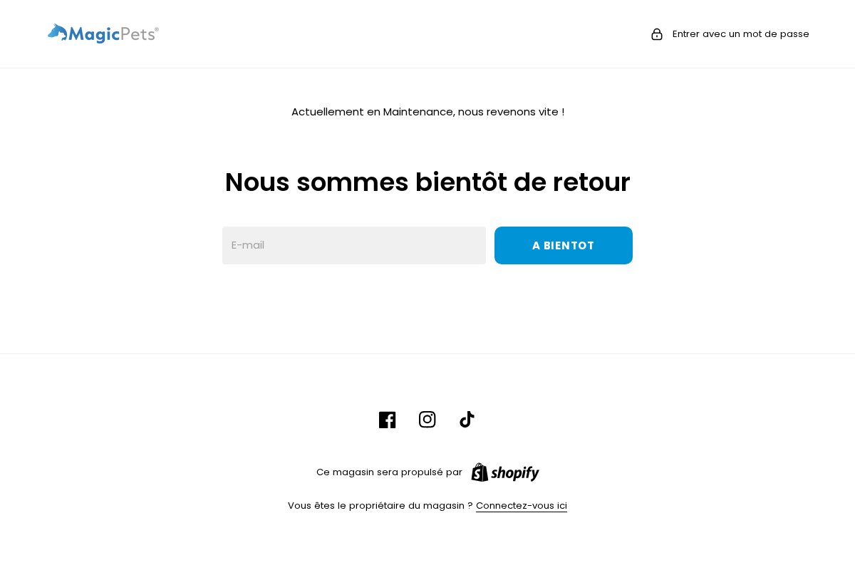 magicpets.fr homepage screenshot