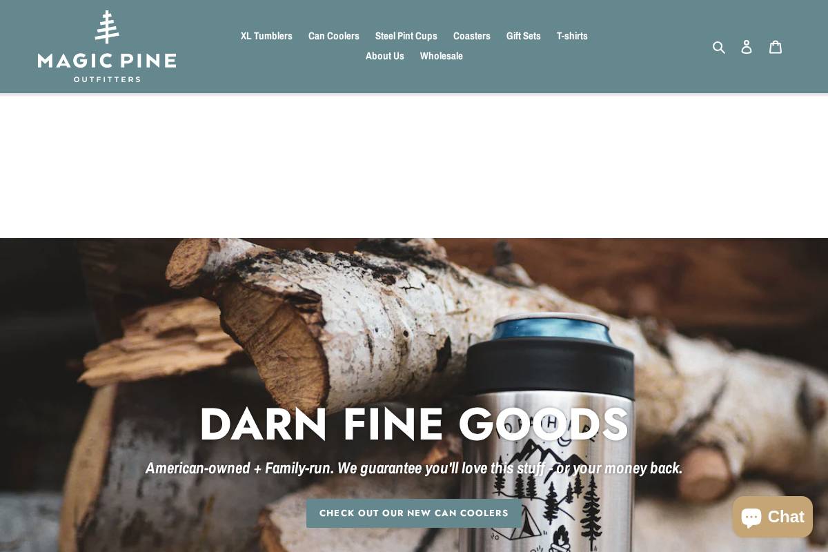 magicpine.com homepage screenshot