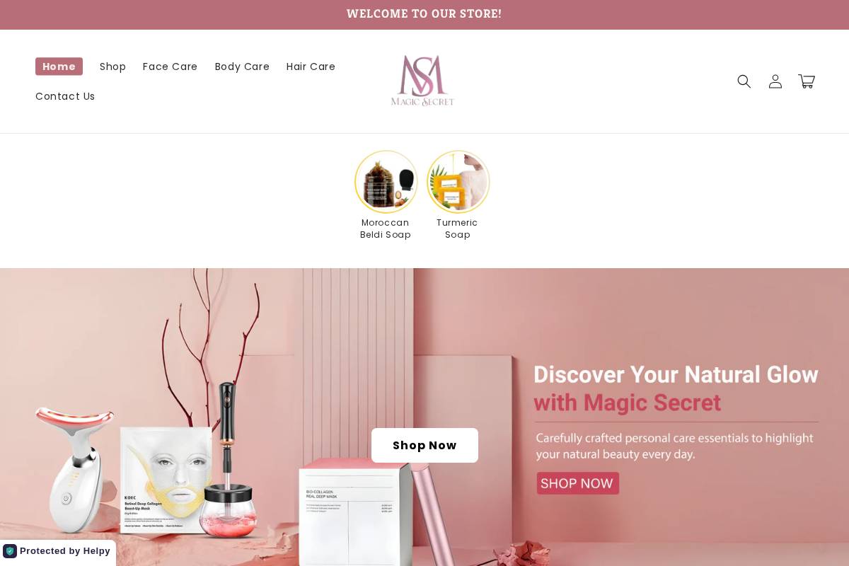 magicsecret.in homepage screenshot