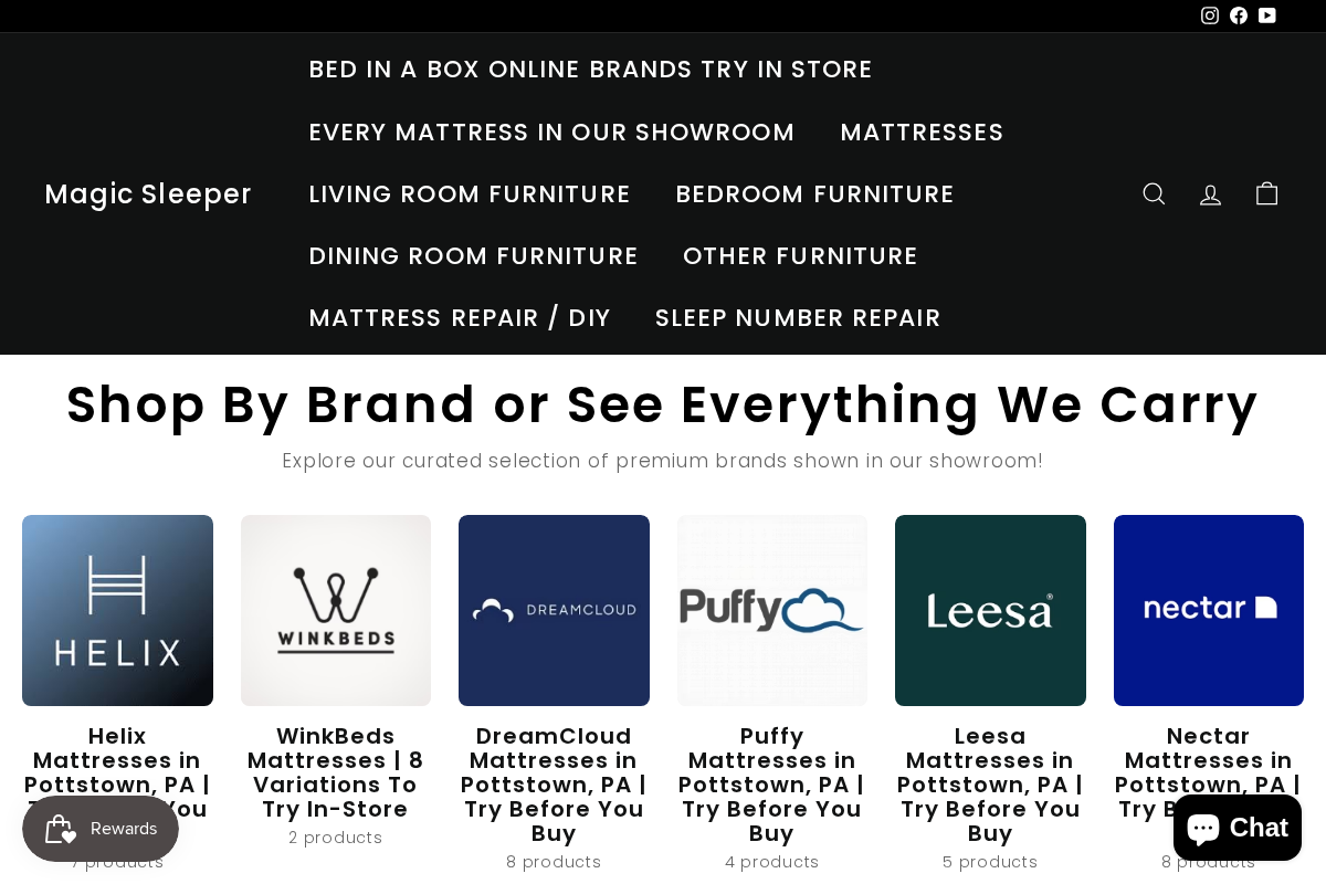 Magic Sleeper homepage screenshot