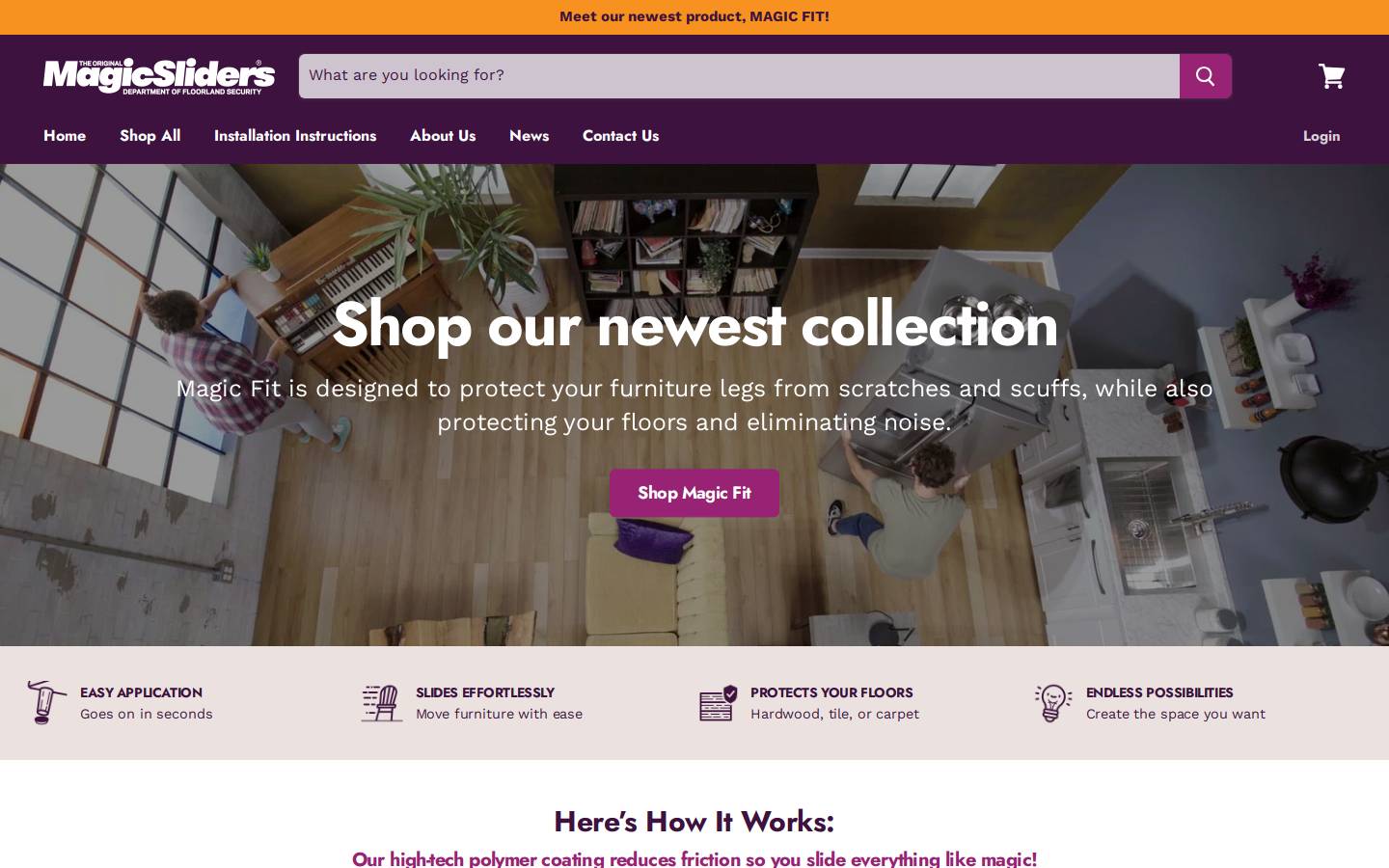 magicsliders.com homepage screenshot