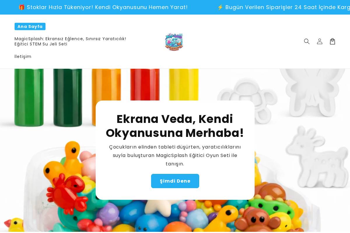 magicsplash.com.tr homepage screenshot