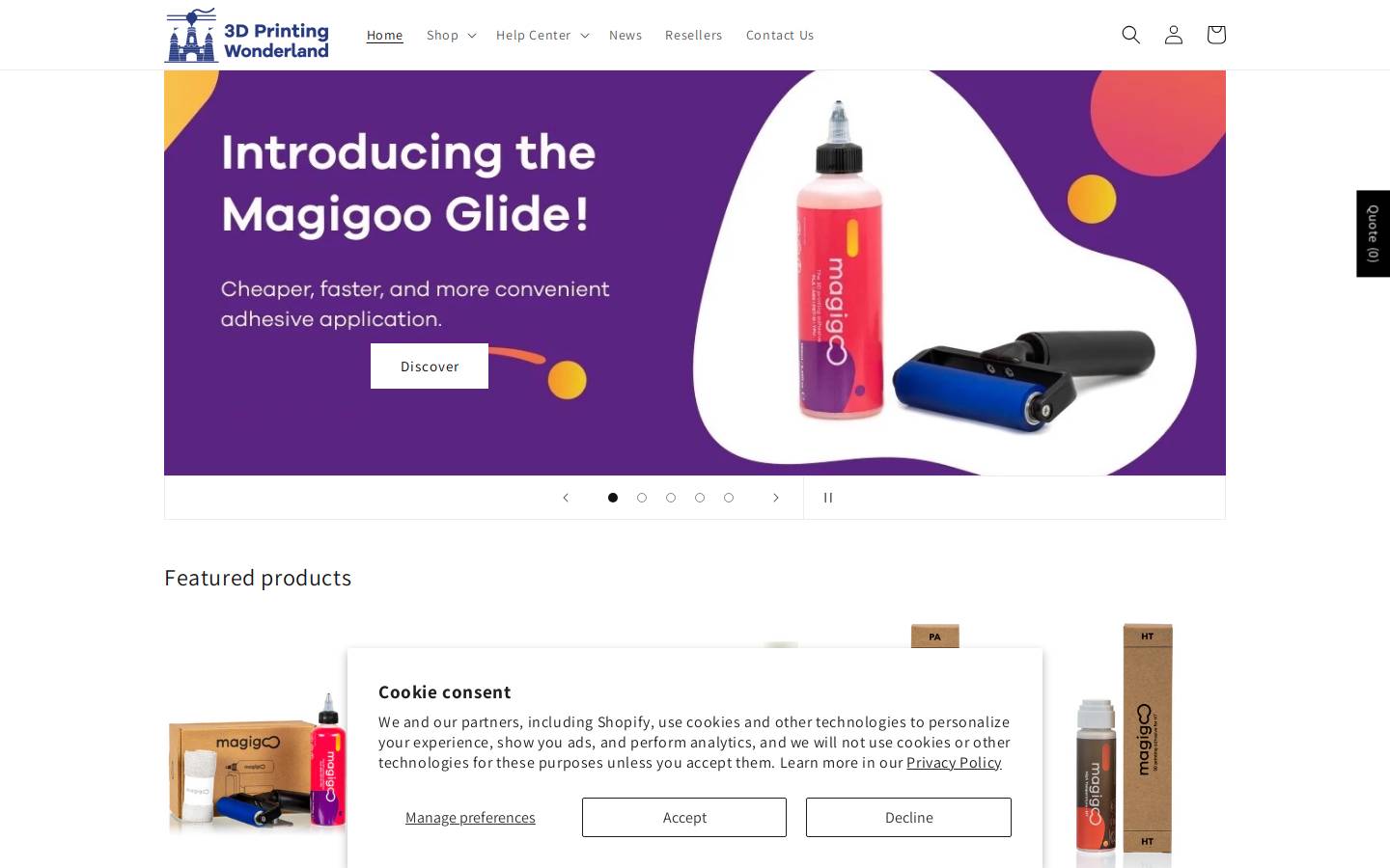 magigoo.sg homepage screenshot