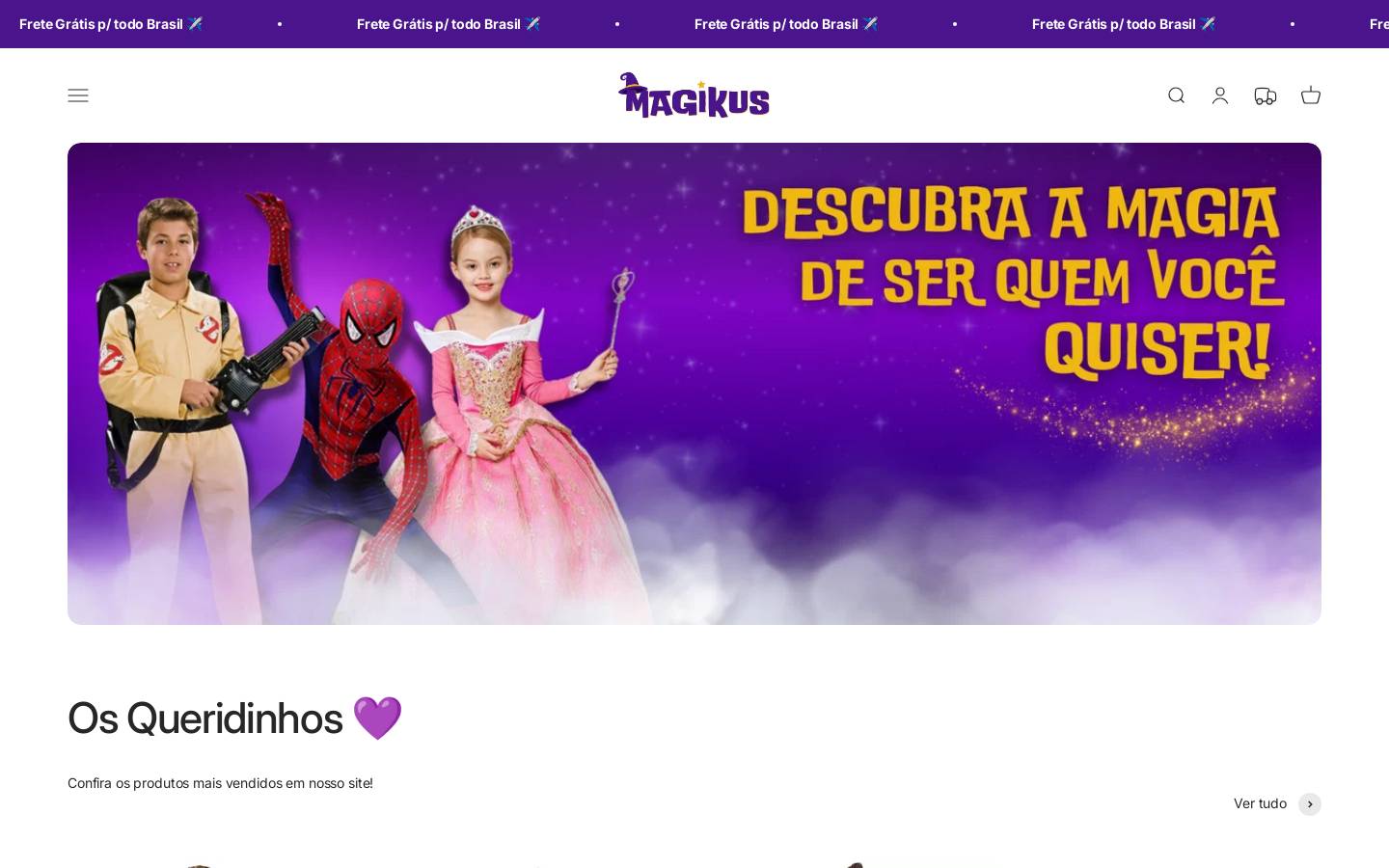 magikus.com.br homepage screenshot