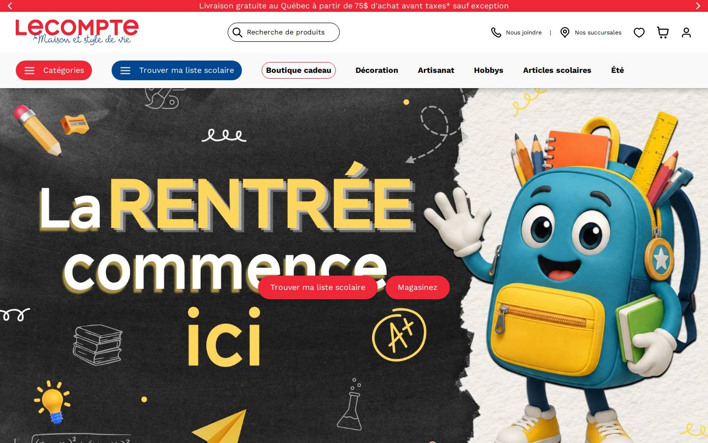 maglecompte.ca homepage screenshot