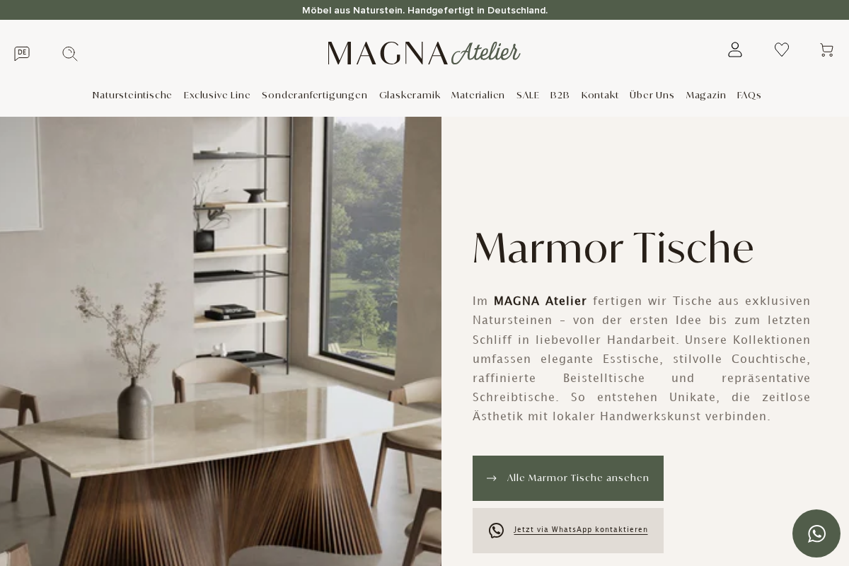 magna-atelier.de homepage screenshot