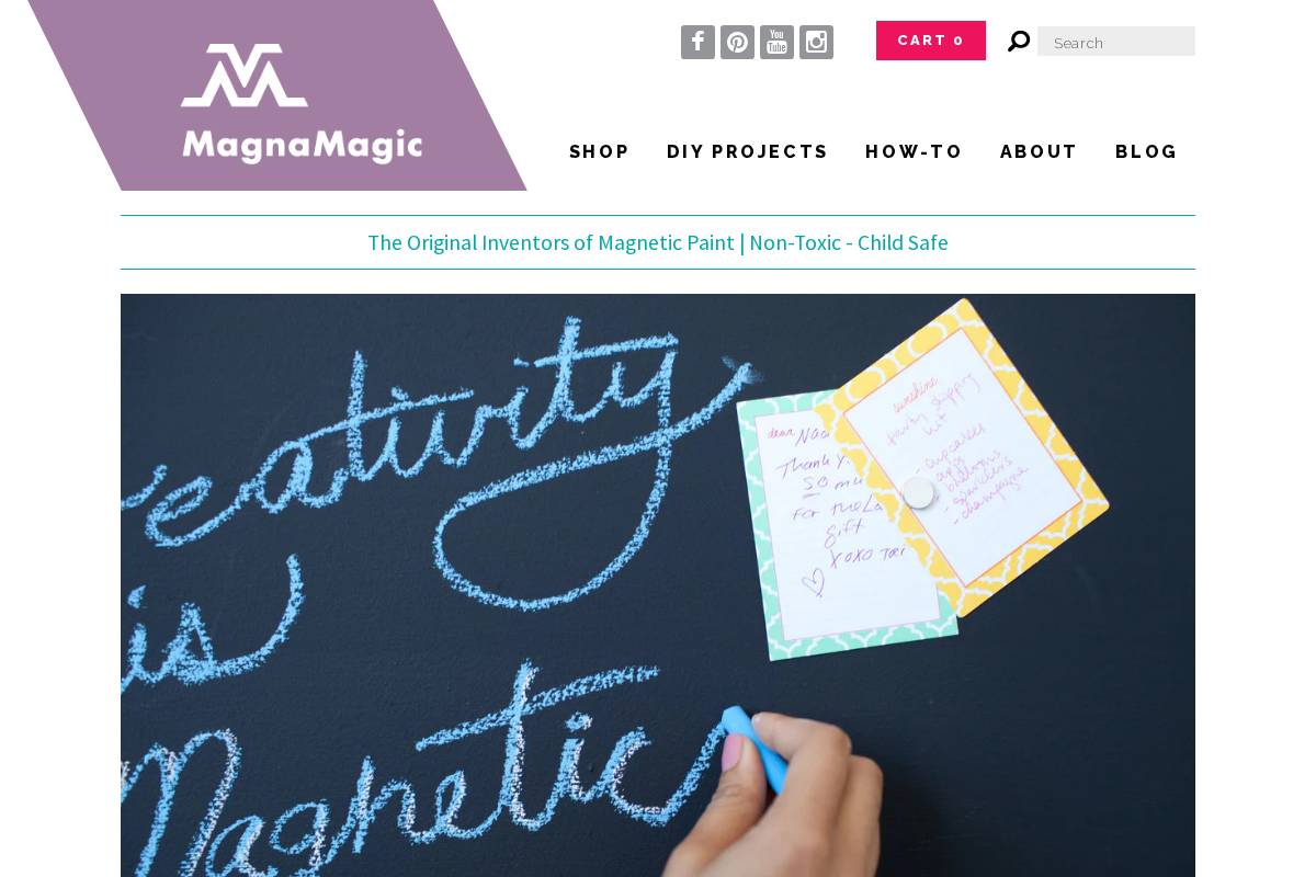 Magnamagic homepage screenshot