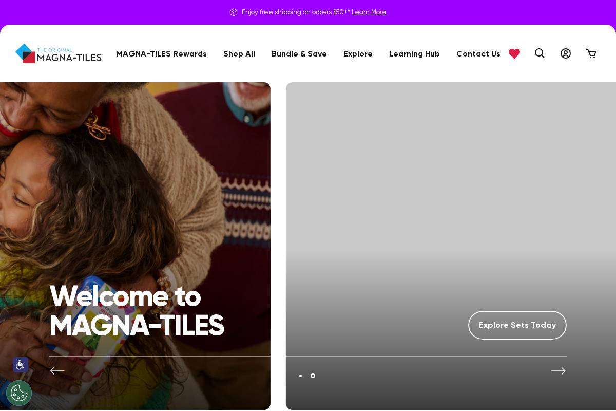 Magna-Tiles® homepage screenshot