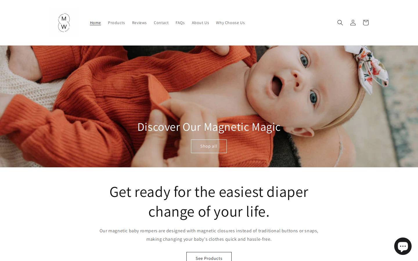 magnaweave.com homepage screenshot