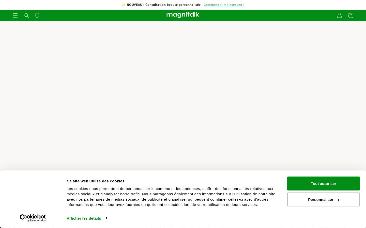 magnifaik.com homepage screenshot