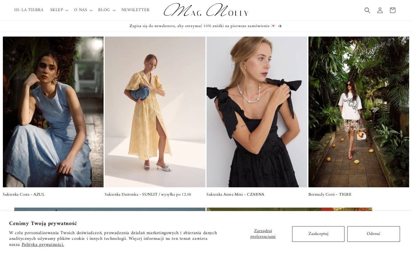 MAG NOLLY homepage screenshot