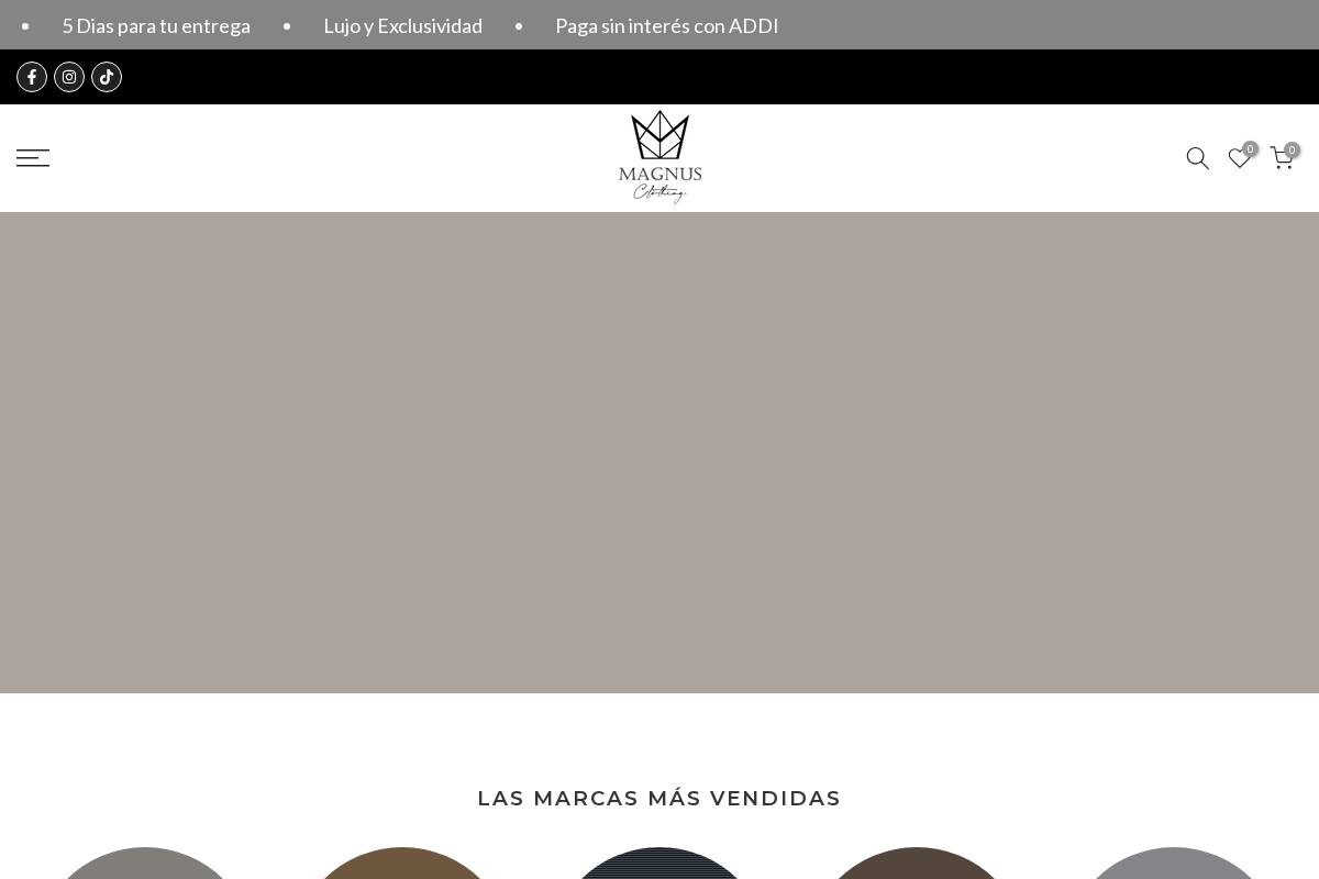 magnusclothingoficial.com homepage screenshot